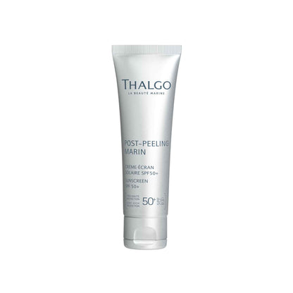 Thalgo Sunscreen SPF 50+ - Optimal UVA/UVB Protection with Marine UV Filter and Red Microalga Extract for Matte Skin - 50ml