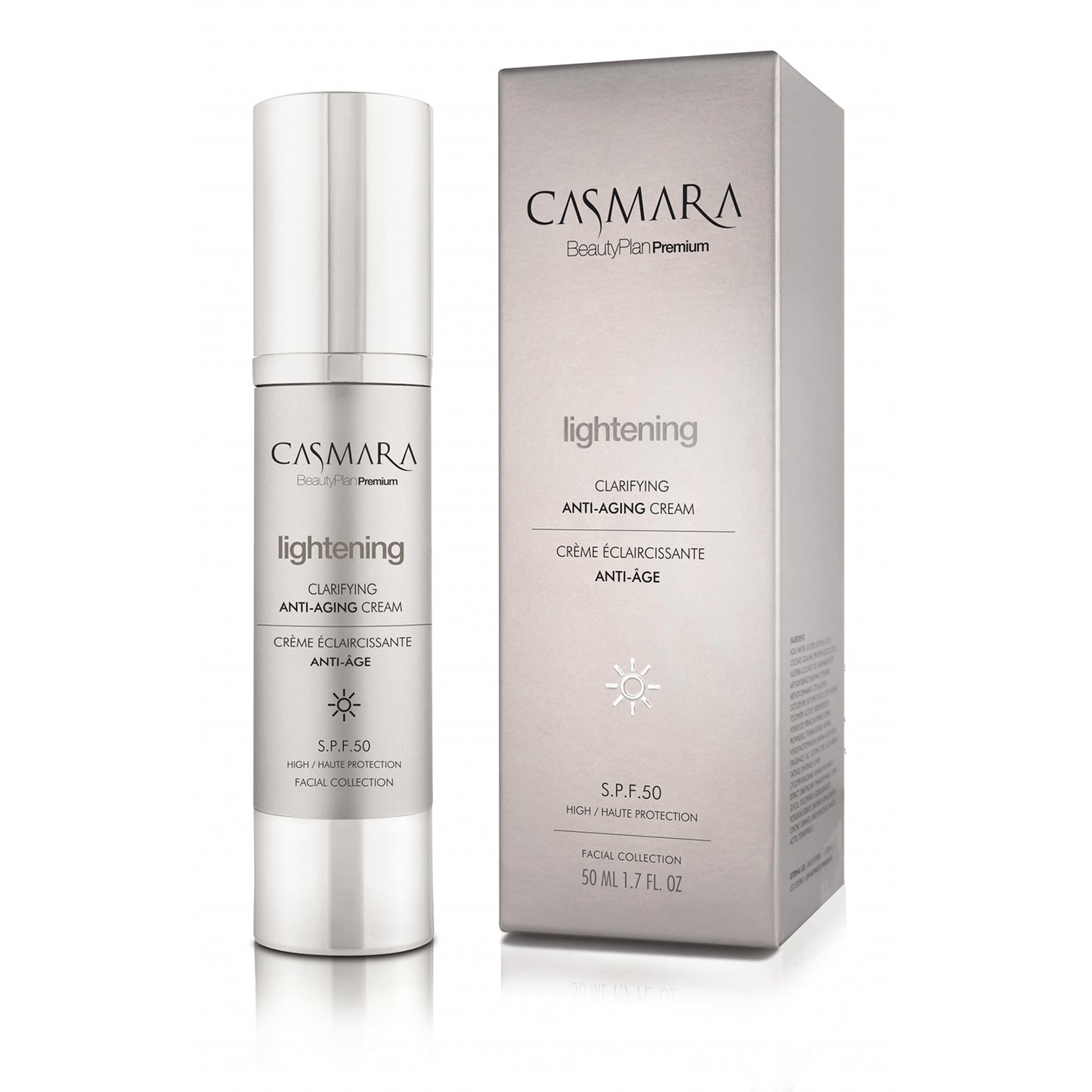 premium lightening clarifying antiaging cream 50 spf 50 ml