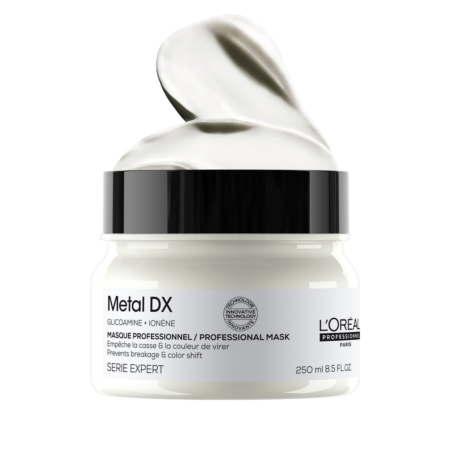 l’oréal professionnel metal dx anti-deposit protector hair mask - 250ml | professional mask for less breakage, get strong & shiny hair | with glicoamine | for men & women
