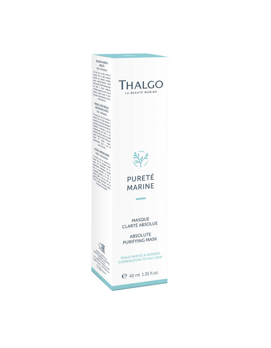 Thalgo Absolute Purifying Mask - Cream Face Mask for a Refreshed and Clarified Complexion with a Unisex Fragrance - 40ml