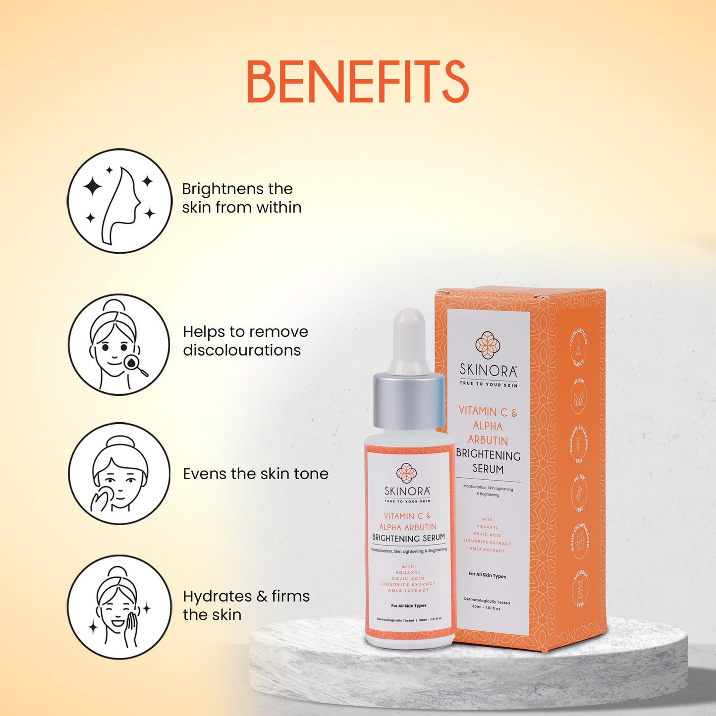 vitamin c and alpha arbutin brightening serum