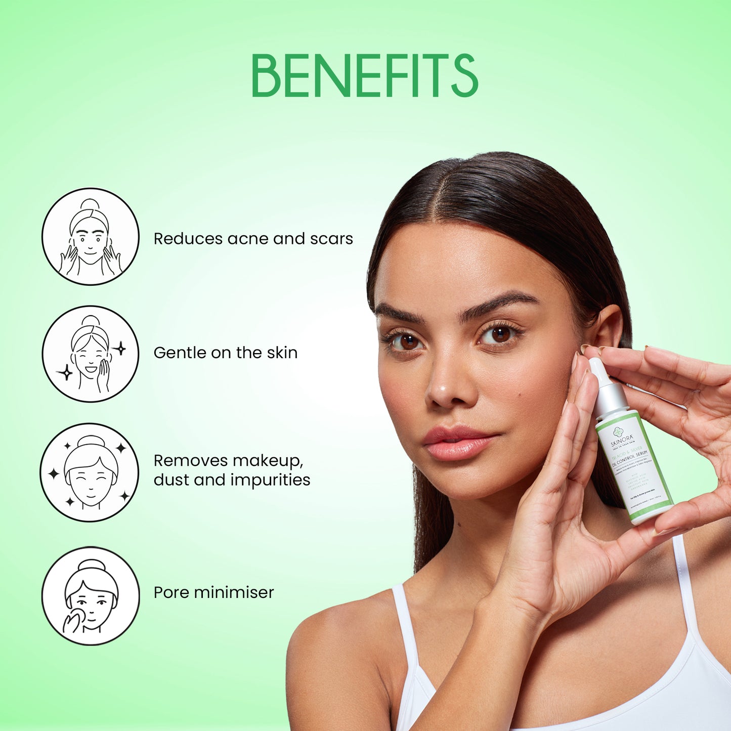 silver and tri acid oil control serum