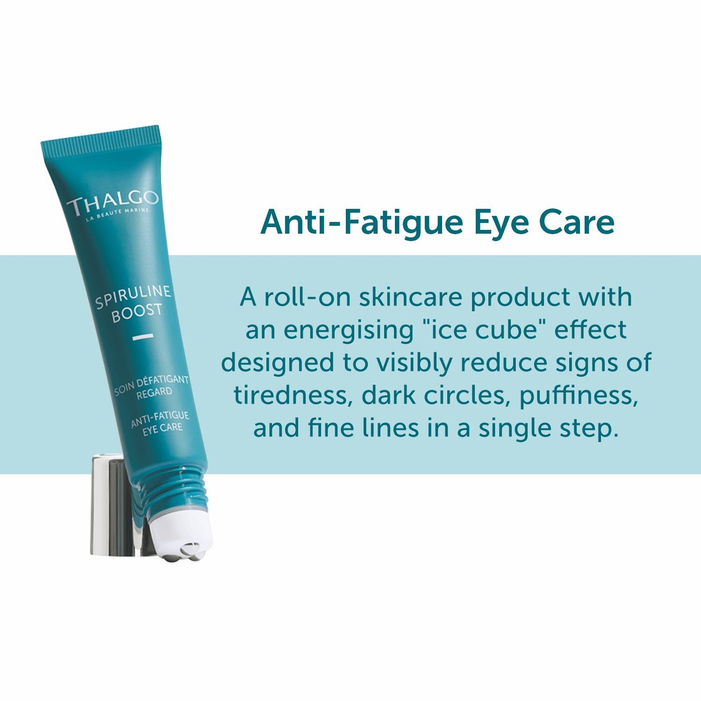 thalgo anti-fatigue eye care - targets wrinkles, puffiness & dark circles - 15ml