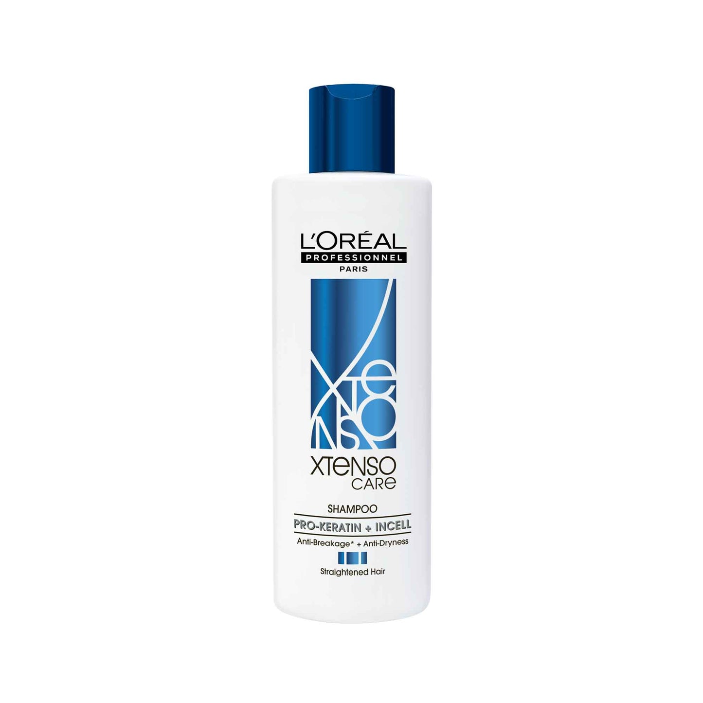 l'oréal professionnel xtenso care shampoo for frizz-free, smooth & manageable hair 250ml | enriched with pro keratin & incell | for men & women | unruly, unmanageable hair
