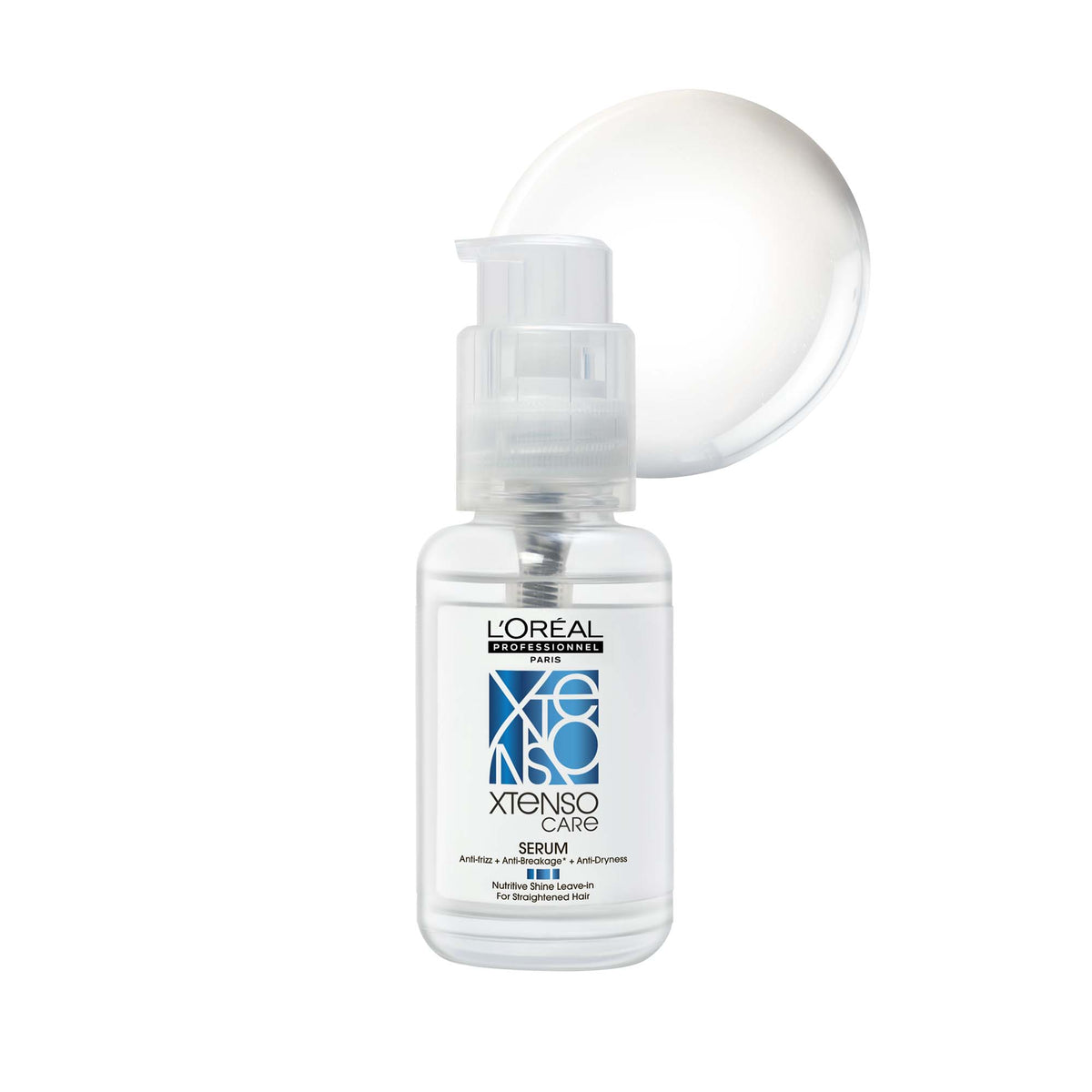 l'oréal professionnel xtenso care leave-in serum for frizz-free, smooth & manageable hair 50ml | enriched with pro keratin & incell | for men & women | unruly, unmanageable hair