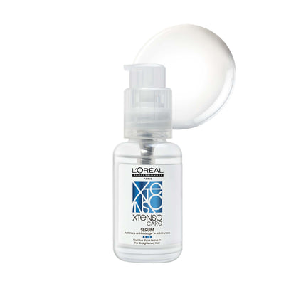 L'Oréal Professionnel Xtenso Care Leave-In Serum for Frizz-Free, Smooth & Manageable Hair 50ml | Enriched with Pro Keratin & Incell | For Men & Women | Unruly, Unmanageable Hair