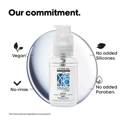 L'Oréal Professionnel Xtenso Care Leave-In Serum for Frizz-Free, Smooth & Manageable Hair 50ml | Enriched with Pro Keratin & Incell | For Men & Women | Unruly, Unmanageable Hair
