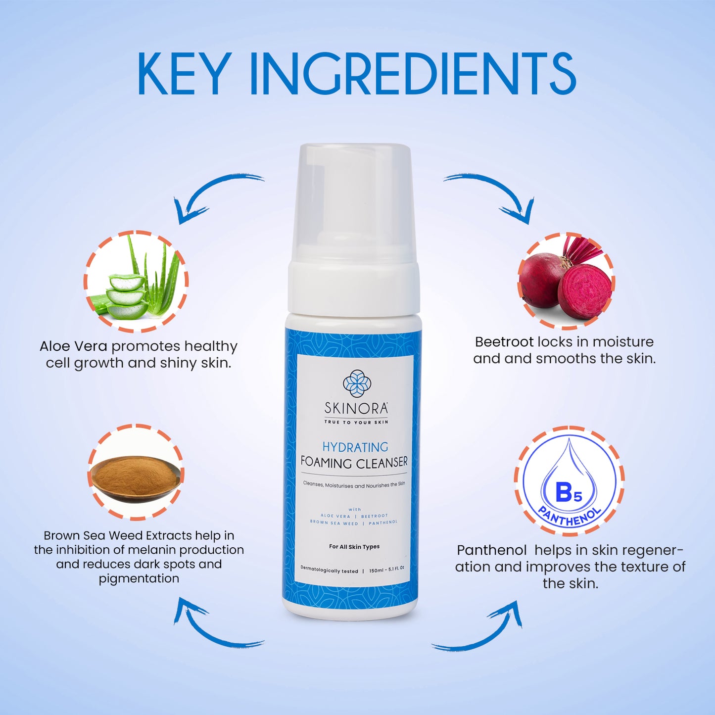 hydrating foaming cleanser 150ml