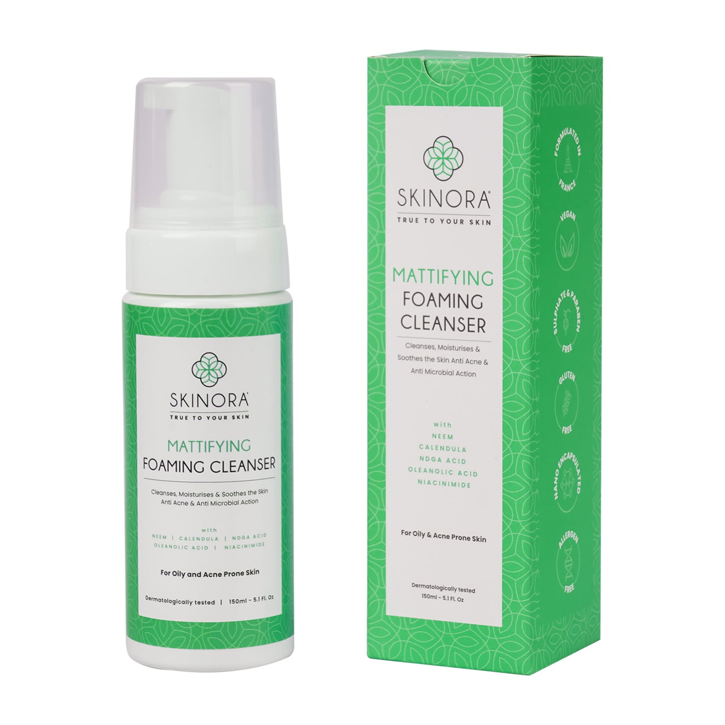 mattifying foaming cleanser 150ml