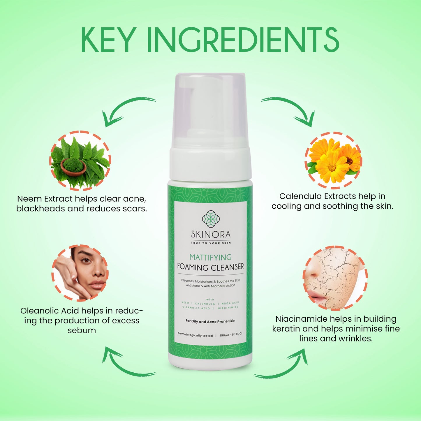 mattifying foaming cleanser 150ml