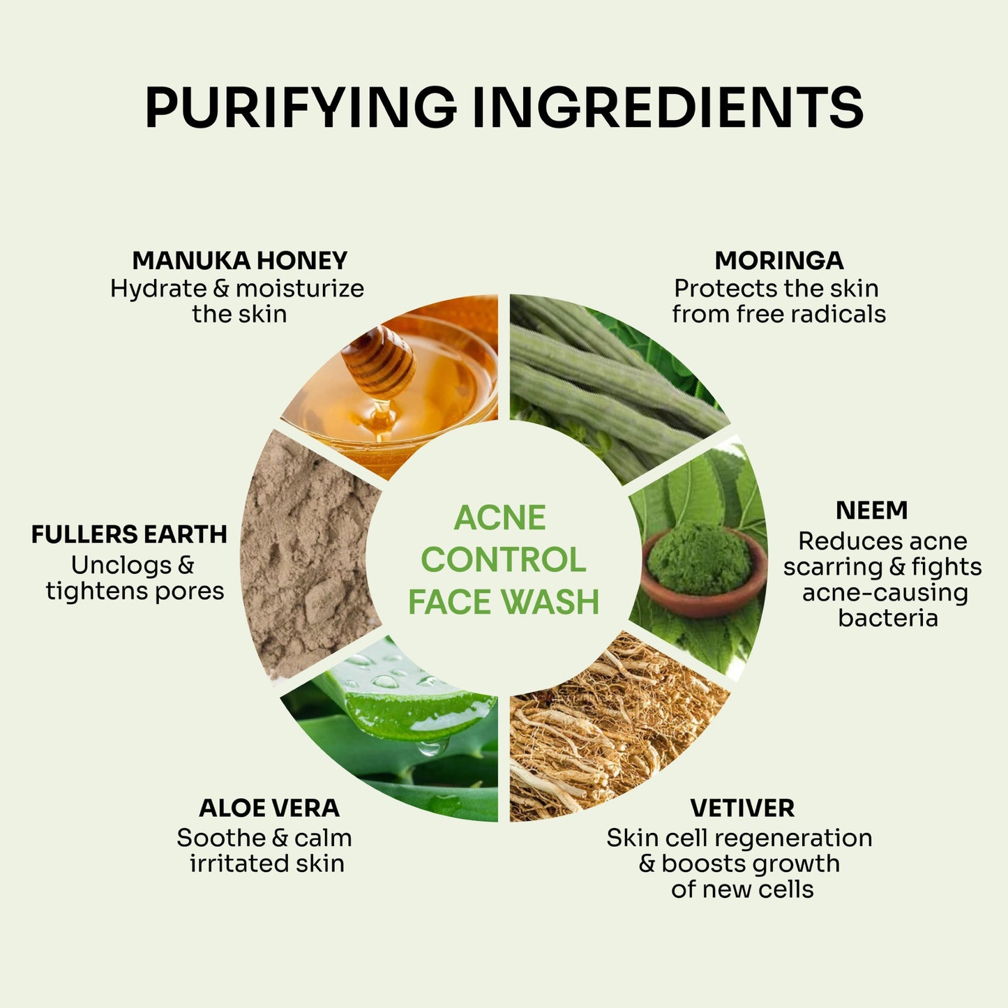 vedic valley acne control face wash