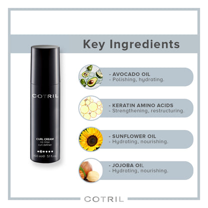 COTRIL  CURL CREAM  - NO RINSE CURL DEFINER 150 ML