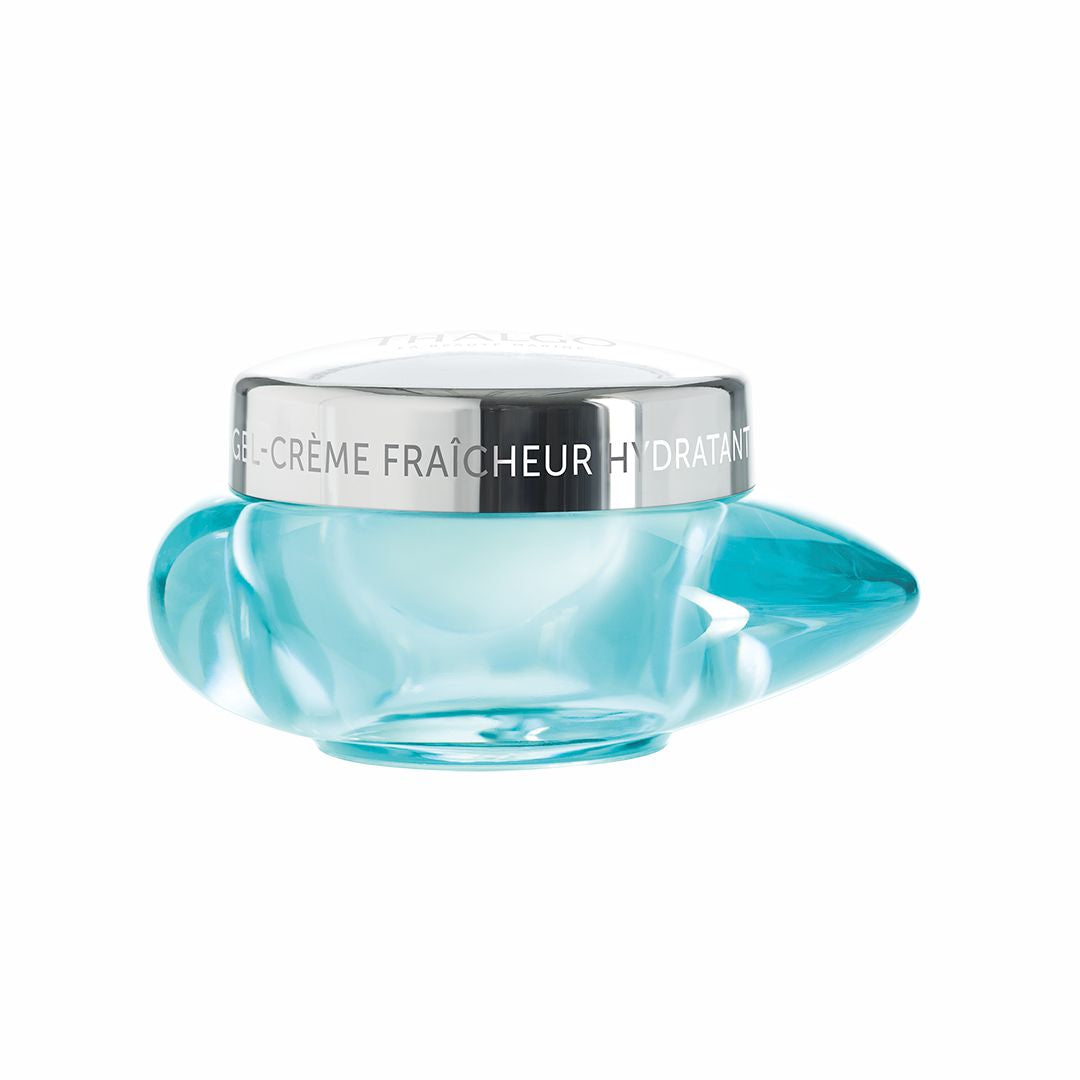 thalgo hydrating cooling gel-cream - refreshing face gel with long-lasting hydration and soothing texture for ultimate comfort - 50ml