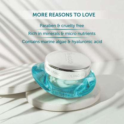 Thalgo Hydrating Cooling Gel-Cream - Refreshing Face Gel with Long-Lasting Hydration and Soothing Texture for Ultimate Comfort - 50ml