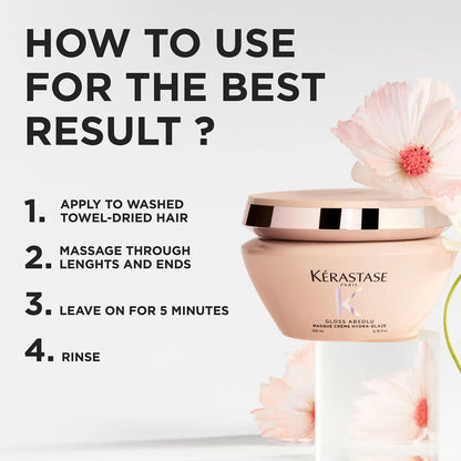 Kerastase Gloss Absolu Masque Creme Hydra-Glaze 200 Ml