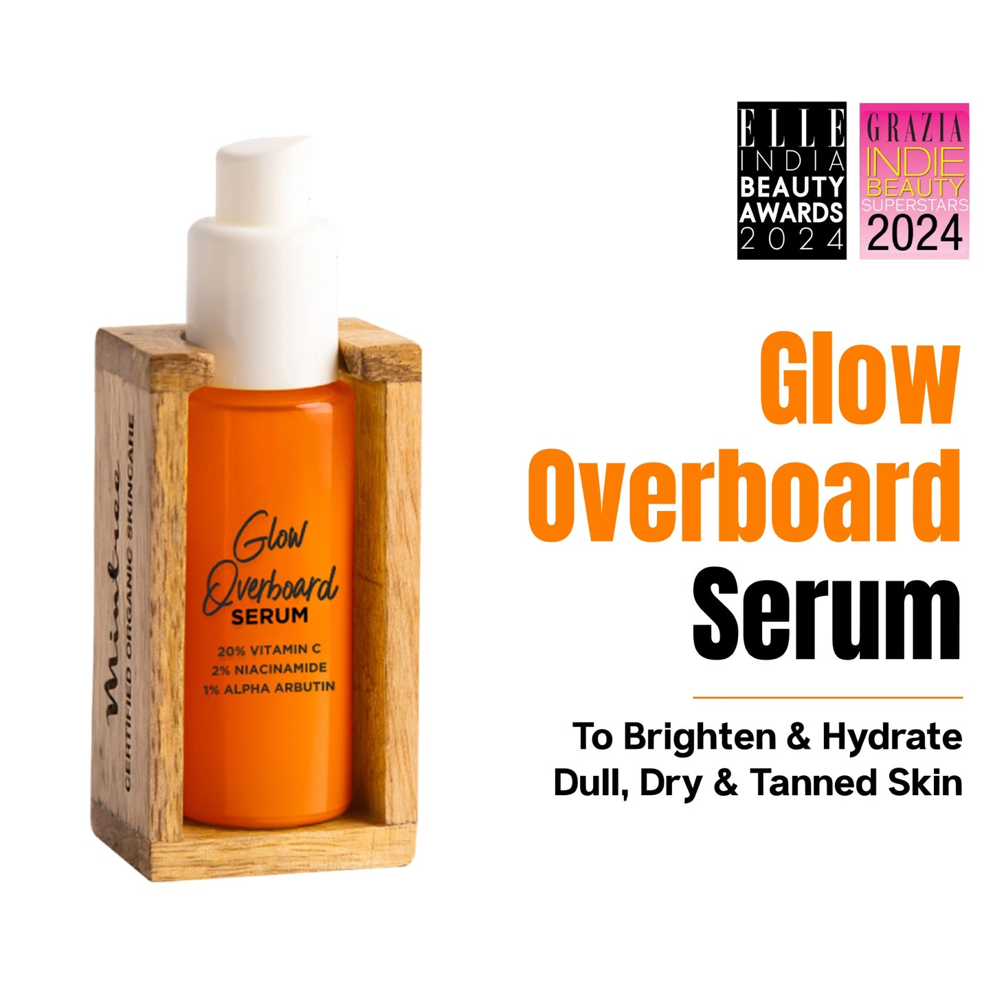 mintree glow overboard serum