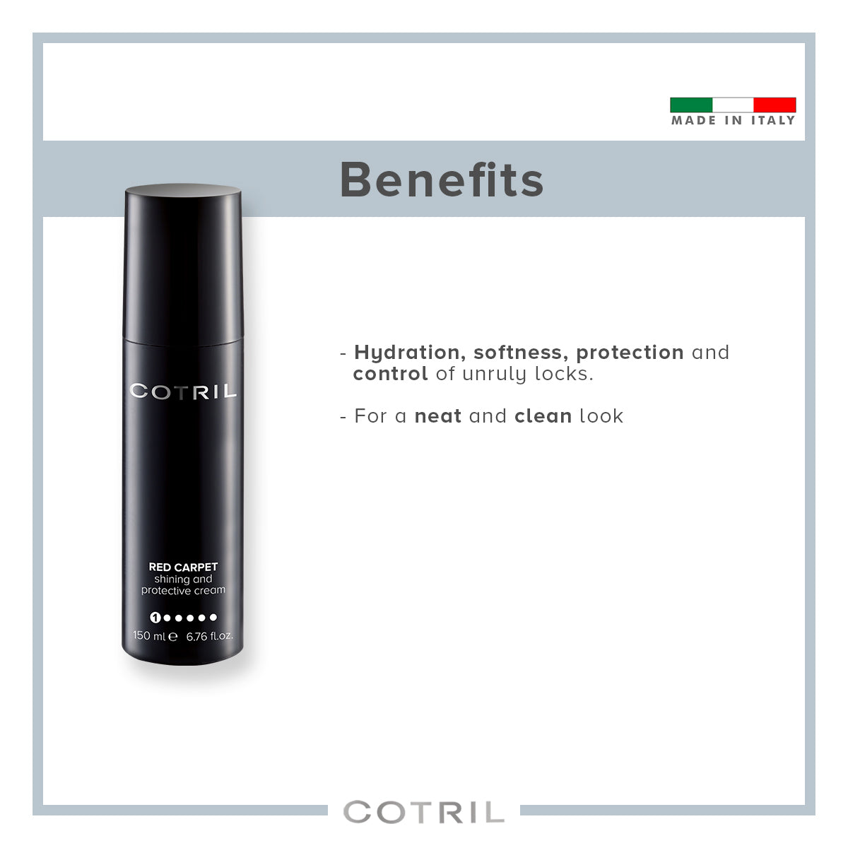 cotril red carpet - shining and protective cream 150 ml