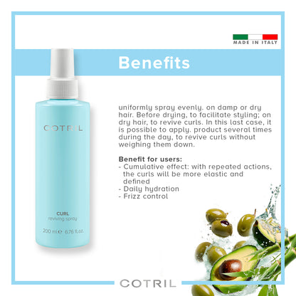 Cotril Curl - Reviving Spray 200 Ml