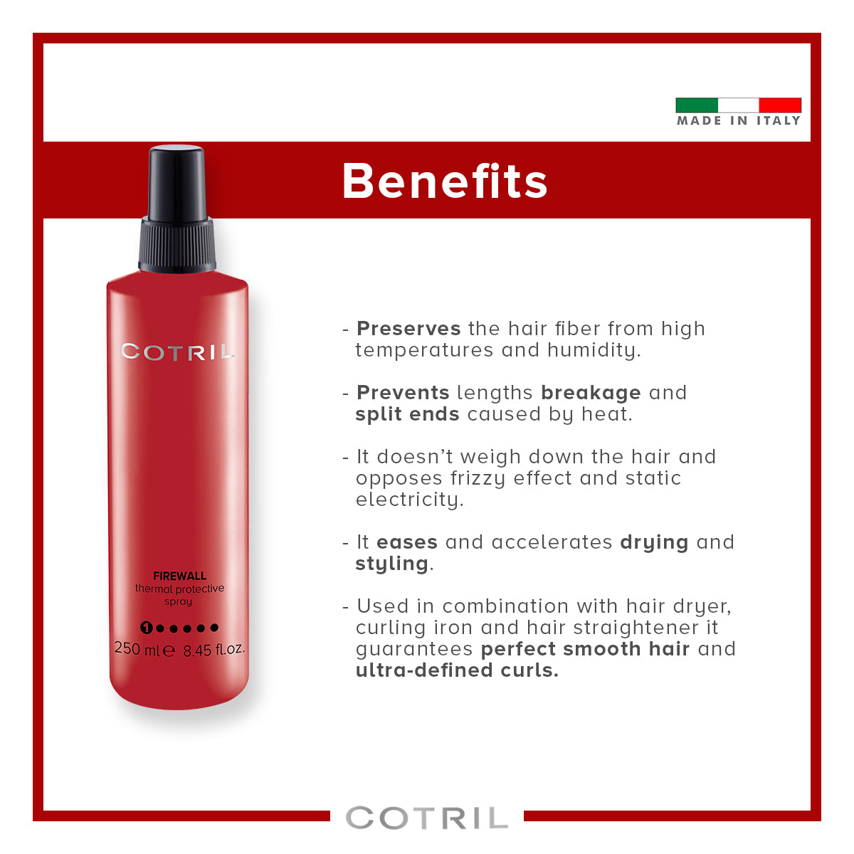 cotril firewall thermal protective spray (250 ml)