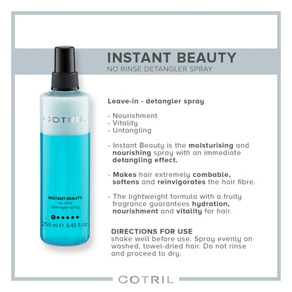 COTRIL INSTANT BEAUTY  - NO RINSE DETANGLER SPRAY 250 ML