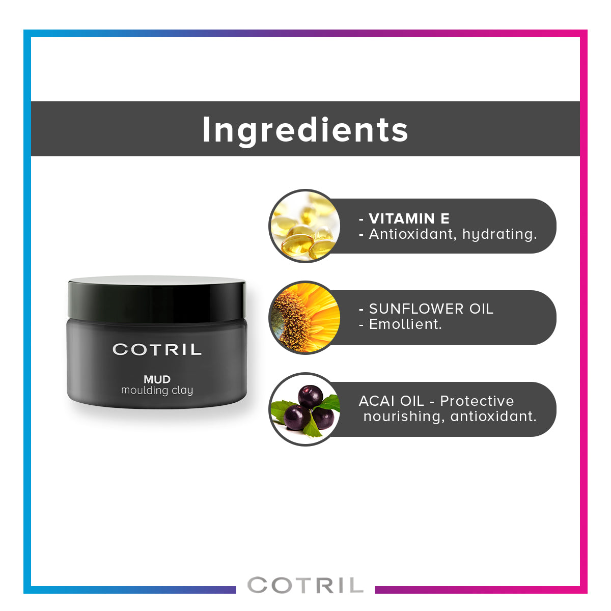 cotril mud  - matte finish modeling clay 100 ml