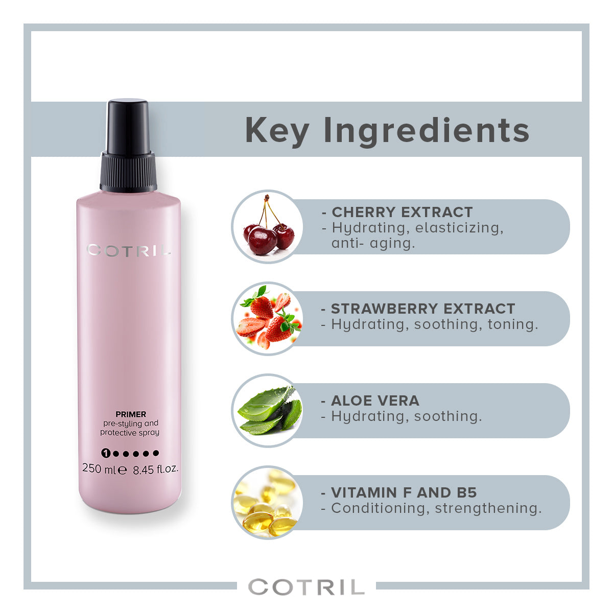 cotril primer - pre-styling and protective spray 250 ml