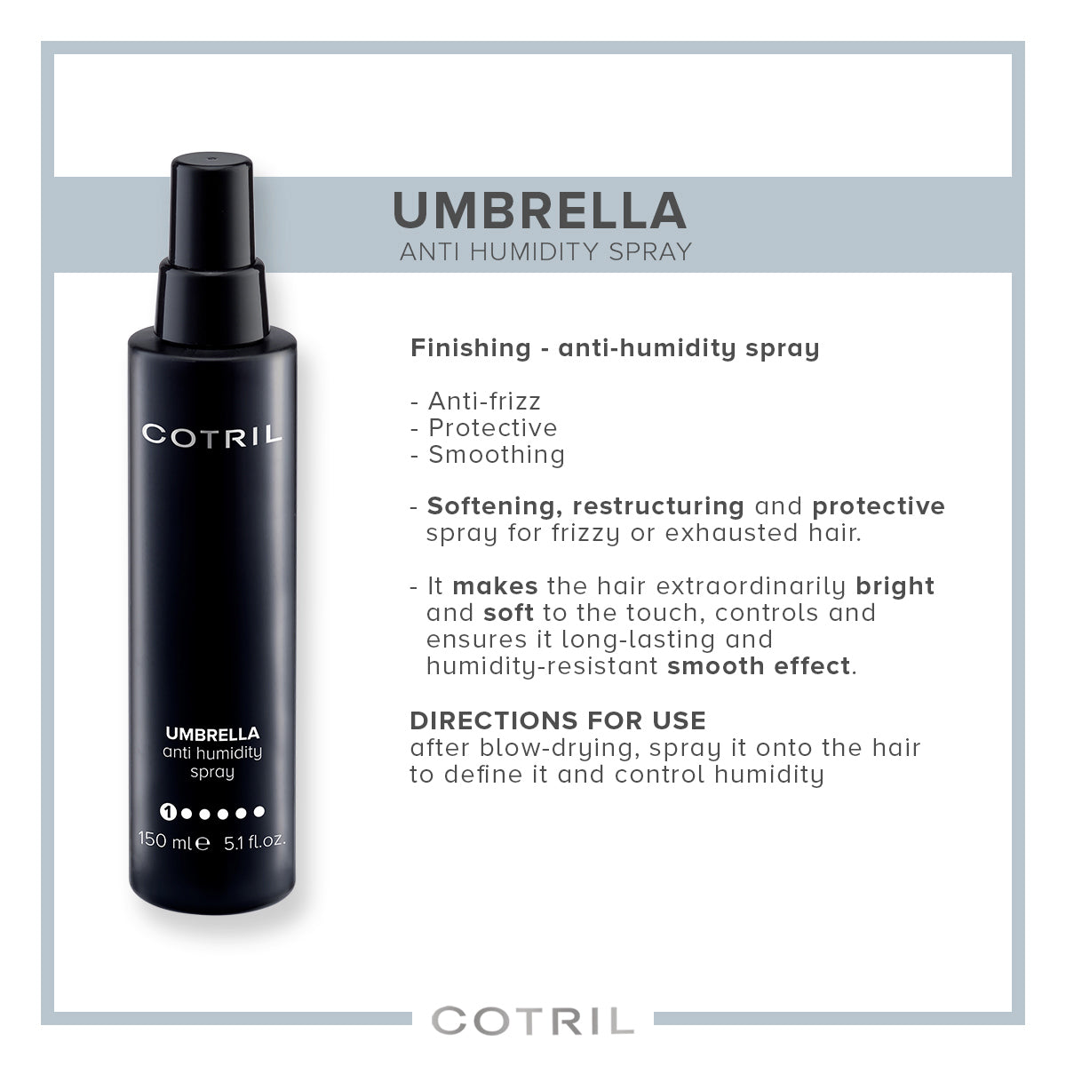 cotril  umbrella  - anti humidity spray 150 ml