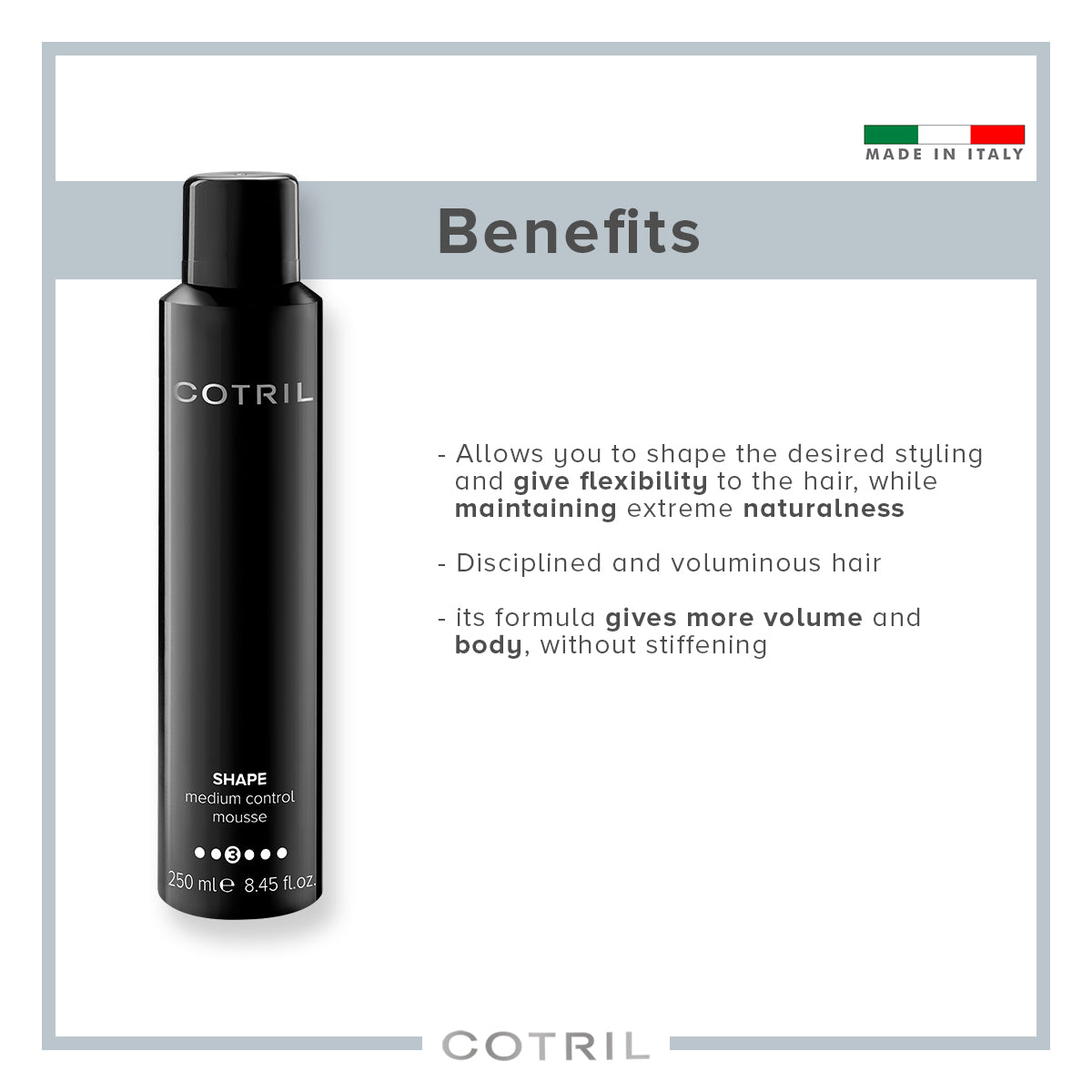 cotril styling shape 250ml