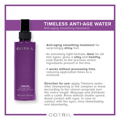 Cotril Timeless - Anti-Age Water With Hyaluronic Acid 200 Ml