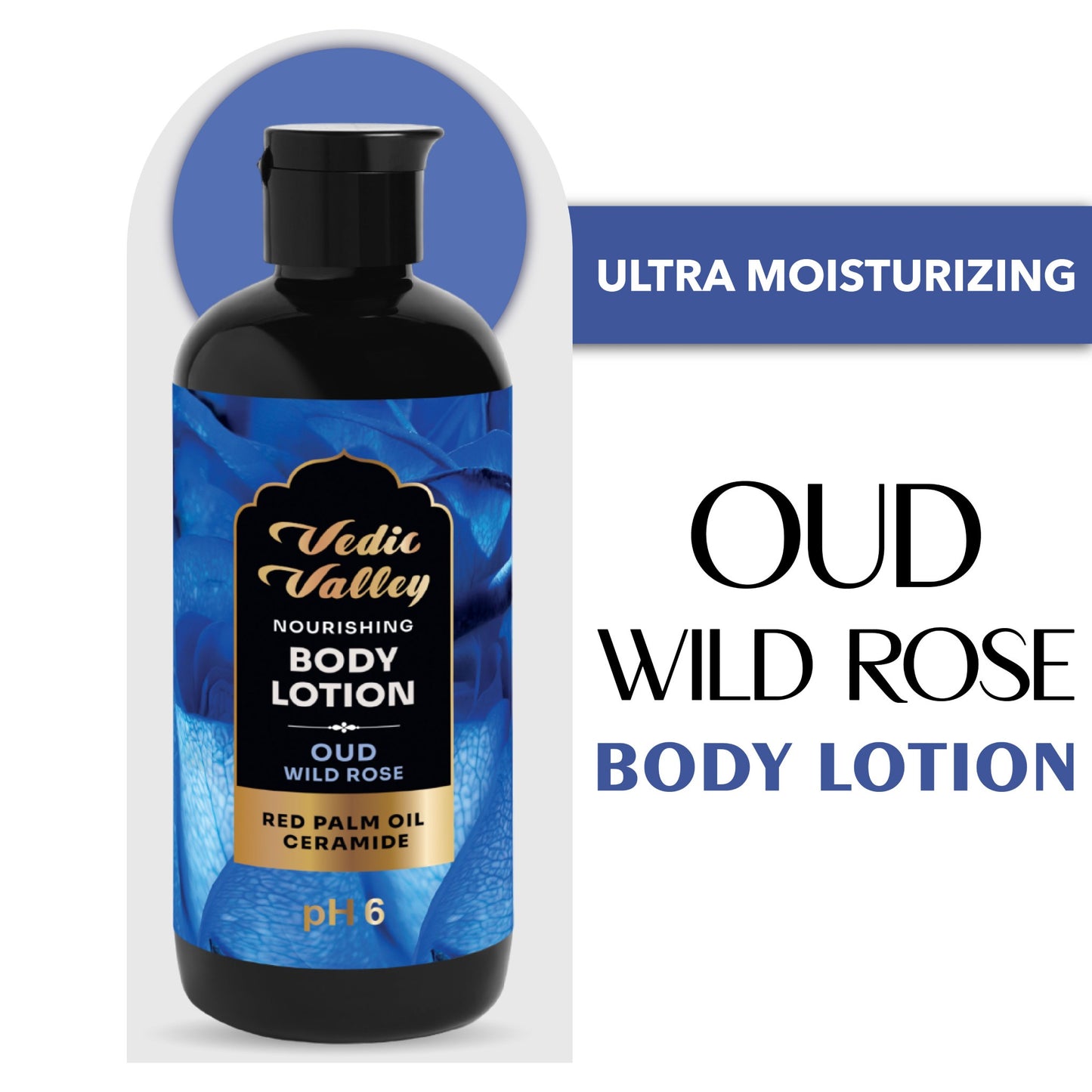 vedic valley oud wild rose body lotion