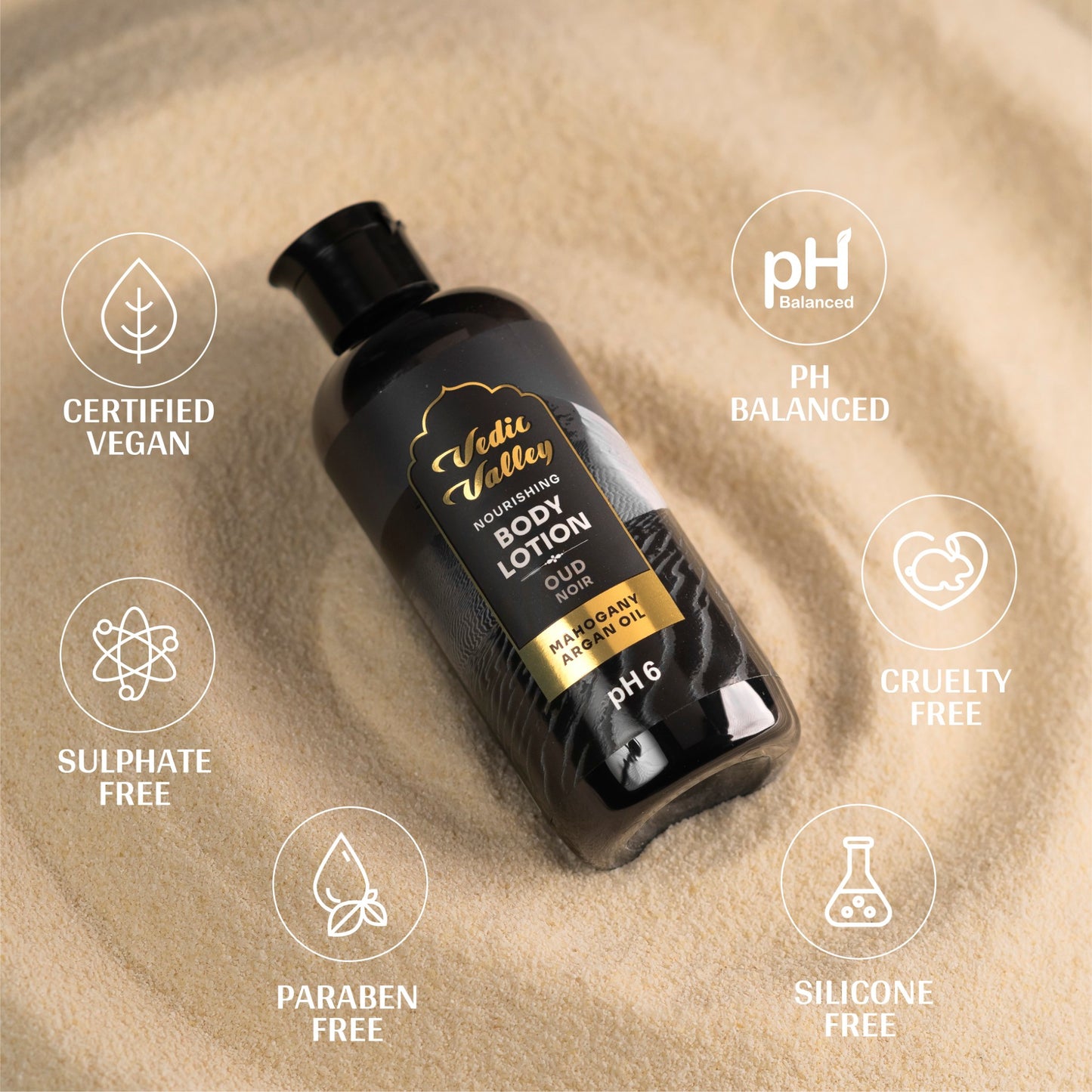 vedic valley oud noir body lotion