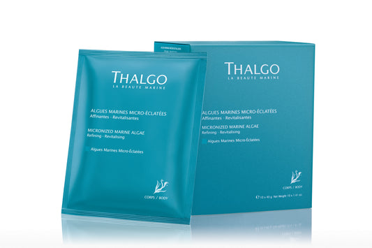 Thalgo Micronized Marine Algae Powder - Revitalizing & Remineralizing Face Mask with Laminaria & Fucus - 10*40g