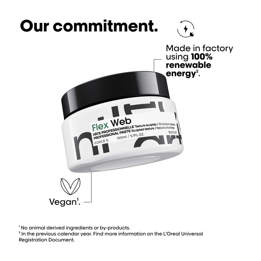 l'oréal professionnel tecni.art flex web styling paste 150ml